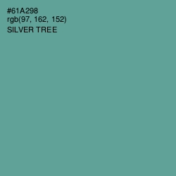 #61A298 - Silver Tree Color Image